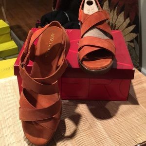 Weekend Clean Out Sale Aerosol wedge heel sandals!